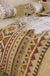 Bohemian Brown Bed Cotton Geometric Pattern