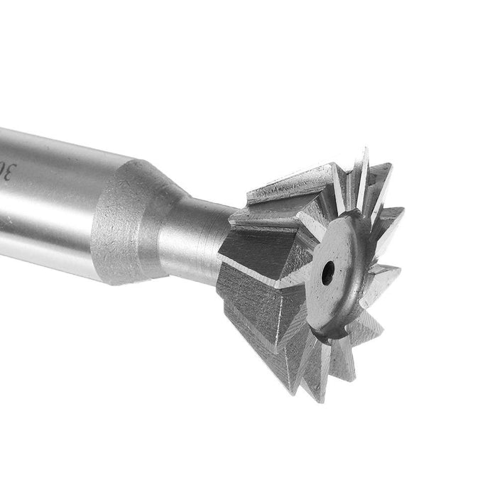 Drillpro 60 Degree 8-35mm Dovetail Groove HSS Straight Shank Slot Milling Cutter End Mill CNC Bit