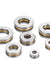 Machifit 5pcs Flat Thrust Ball Bearing ID. 2.5/3/4/6/7/8mm Mini Miniature Bearings F25-6 F3-8 F4-10