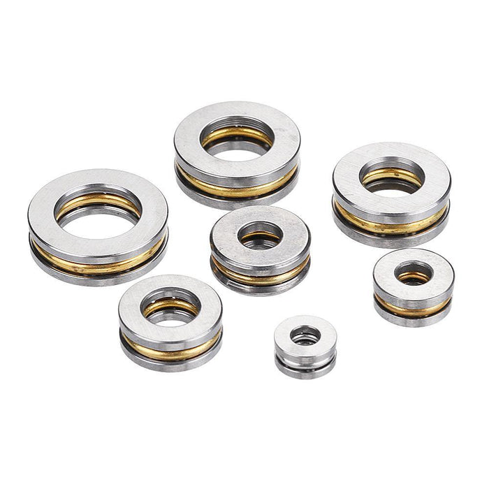 Machifit 5pcs Flat Thrust Ball Bearing ID. 2.5/3/4/6/7/8mm Mini Miniature Bearings F25-6 F3-8 F4-10