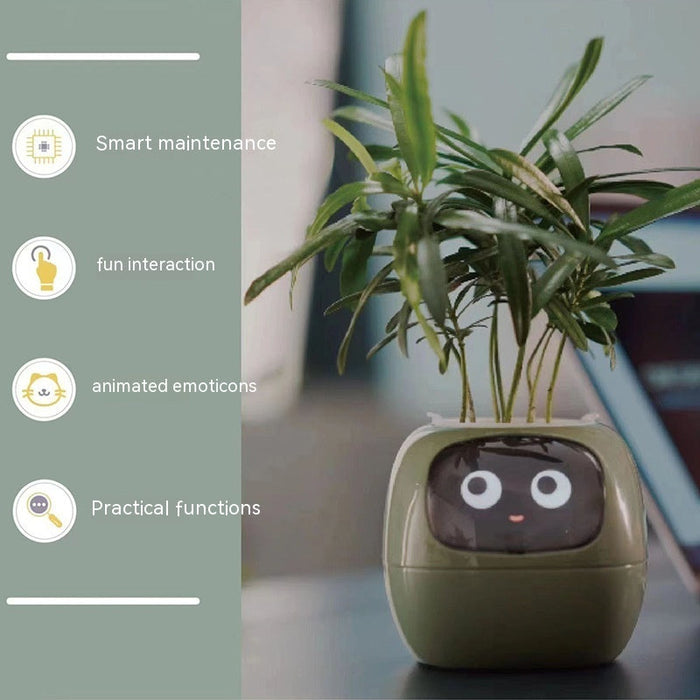 Facial Expression Control Intelligent Flower Pot