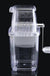 Portable Manual Ice Shaver Block Shaving Machine Crusher Snow Ice Cone Maker Transparent