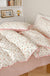 Cotton Double Layered Yarn Student Dormitory Bed Three Piece Set