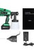 1000ml 800W Cordless Rechargeable Electric Paint Sprayer High Pressure Spray Guns W/ Battery (Green)