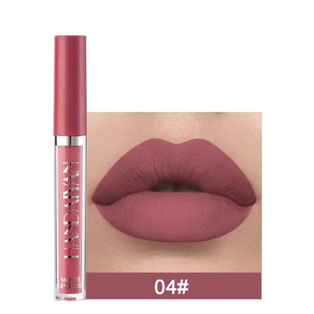 6PC Matte Velvet Lip Gloss Set - Okeihouse