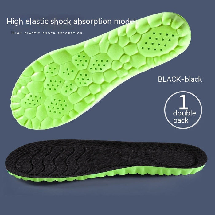 4D Cloud Technology Pu Massage Instep Insole High Elastic Shock Absorption