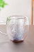 Creative Household Coffee Milk Dried Flower Quicksand Double Layer Glass Cup