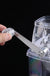 Portable Manual Ice Shaver Block Shaving Machine Crusher Snow Ice Cone Maker Transparent