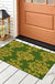 Feblilac Baroque Style One Big Flower PVC Coil Door Mat