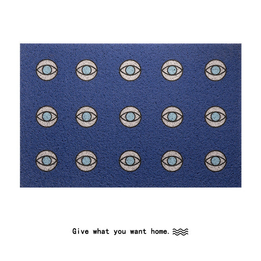 Blue Eyes Door Mat