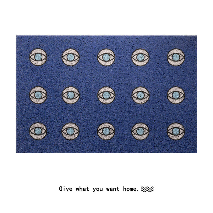 Blue Eyes Door Mat