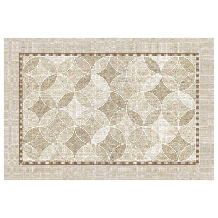 Feblilac Geometric Circle Polyester Door Mat