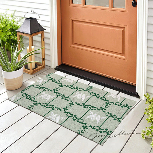 Feblilac Baroque Pigeon PVC Coil Door Mat