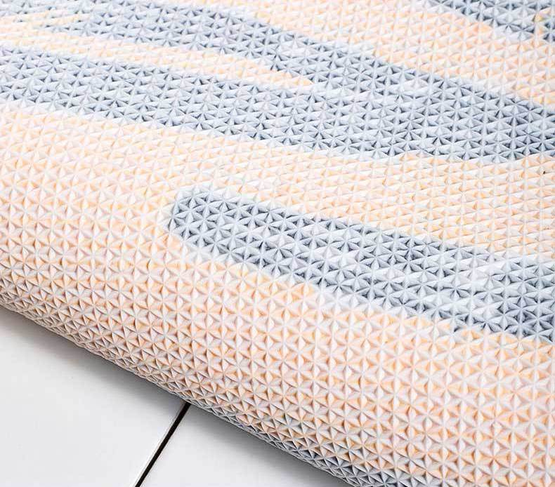 Feblilac Blue and White Checkerboard Ultra Soft Bathroom Rug