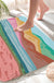 Feblilac Pink Mountains Tufted Bath Mat