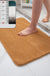 Feblilac Rectangular Solid Short Plush Tufted Bath Mat