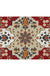 Feblilac Classic Red Bortala Polyester Door Mat