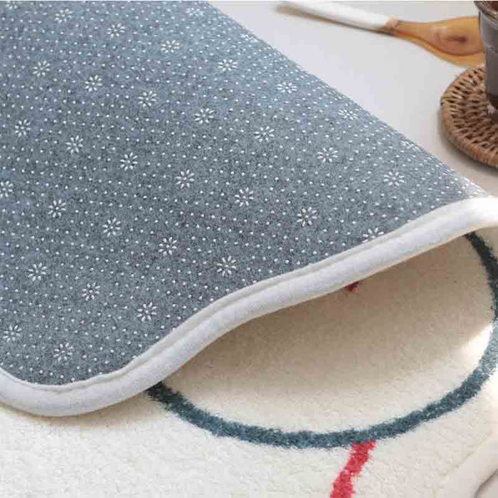 Cute White Cat Bath Mat