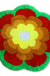 Feblilac Sun Flower Tufted Bathmat