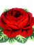 Feblilac Red Rose Tufted Bathmat