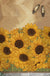 Feblilac Irregular Blooming Sunflowers PVC Coil Door Mat