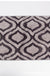 Feblilac Grey Morocco Pattern Ultra Soft Bathroom Rug