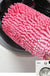 Feblilac Gradient Color Chenille Non-Slip Microfiber Shag Bathroom Rug Mat