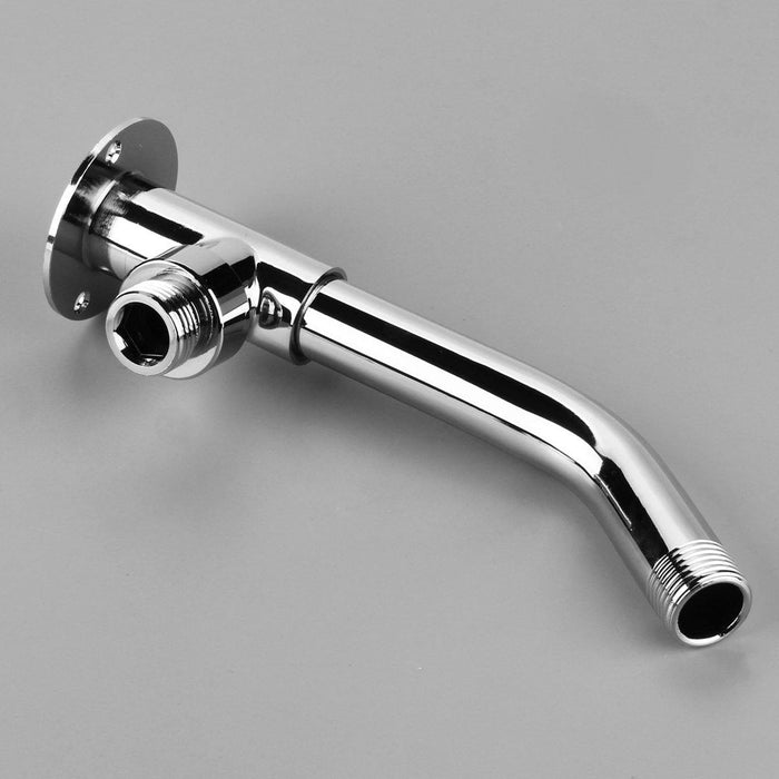 13.2cm Wall Mounted Shower Extension Arm Pipe Bottom Entry for Rain Shower Head