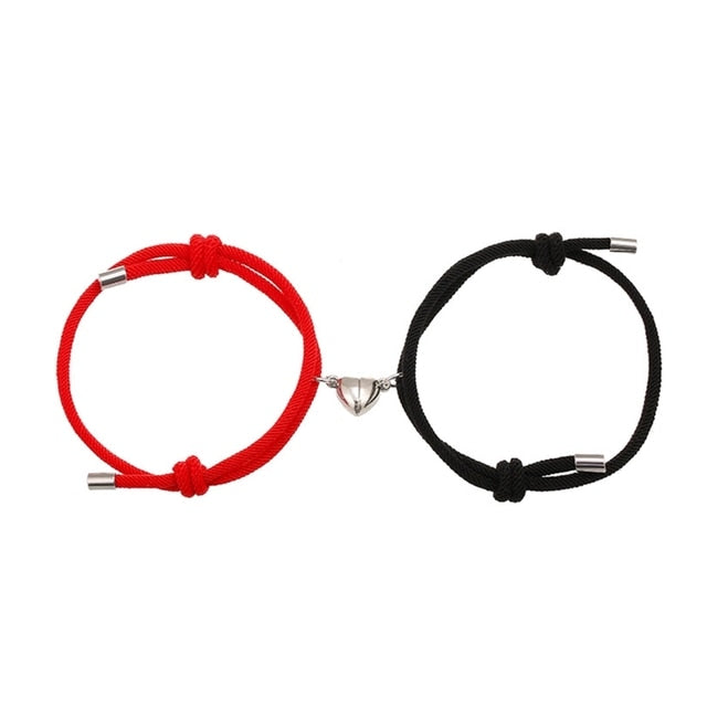 Couple Magnet Hand Woven Rope Bracelets - Okeihouse