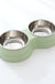 Double Pet Bowls Dog Food Water Feeder Stainless Steel Pet Drinking Dish Feeder Cat Puppy Feeding Supplies Small Dog Accessories