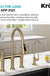 Allyn 100% Lead-Free Kitchen Water Filter Faucet in Brushed Gold, FF-102BG