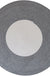 Feblilac Round Gradient Grey Handmade Cotton Livingroom Carpet Area Rug