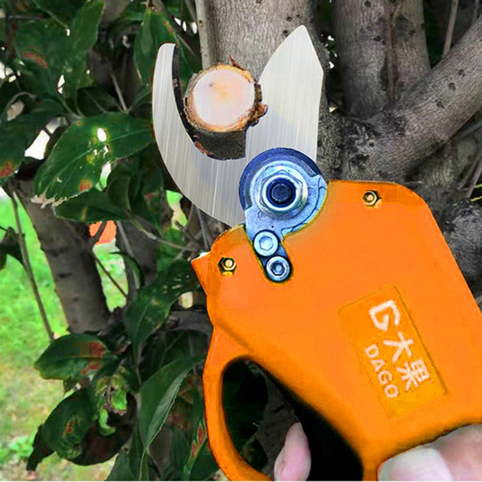 DAGO 21V 30mm Rechargeable Electric Pruning Shears Cordless Secateur Branch Cutter Battery Pruning Shears Electric Tree Branches Cutter