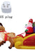 Christmas Inflatable Inflatable Garden Decoration Elk Sleigh