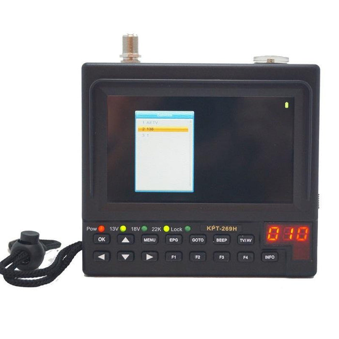 KPT-269H DVB-S2 Satellite Finder Full HD Digital Satellite TV Receiver Finder Meter MPEG-4 HD DVB-S Satellite Finder