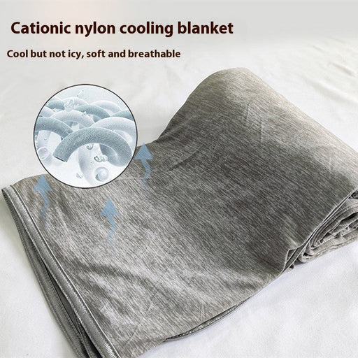 Double-layer Cloud Color Pattern Cold Feeling Blanket