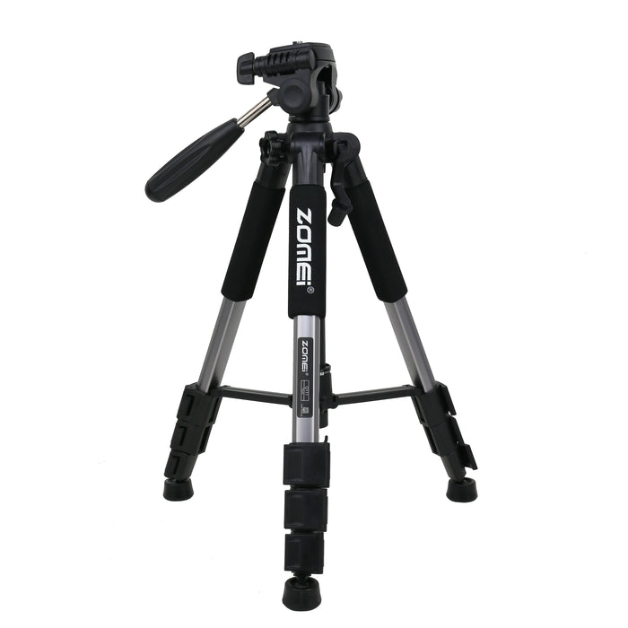 Compatible with Apple, New Zomei Tripod Z666 Professional Portable Travel Aluminum Camera Tripod Accessories Stand with Pan Head for Digital SLR Camera