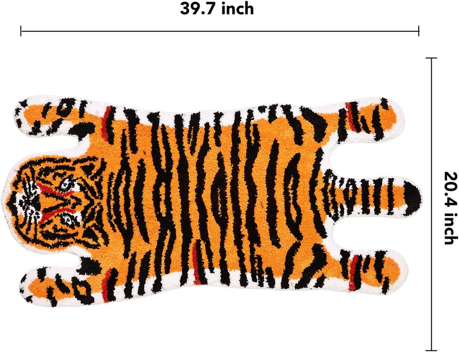 Animal Tiger Cute Mat for Bedroom