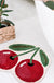 Feblilac Cute Cherry Bath Mat