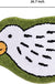 Feblilac Cute White Duck Tufted Bath Mat