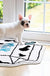 Feblilac Cute MilkBox Tufted Bath Mat