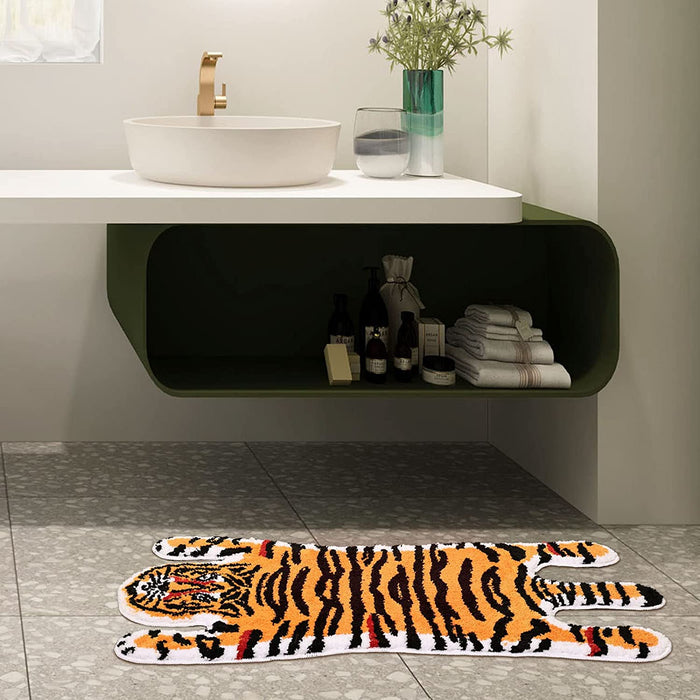 Animal Tiger Cute Mat for Bedroom