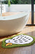 Feblilac Cute White Duck Tufted Bath Mat