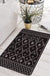 Geometric Bathroom Runner Rug, Boho Long Bath Mat