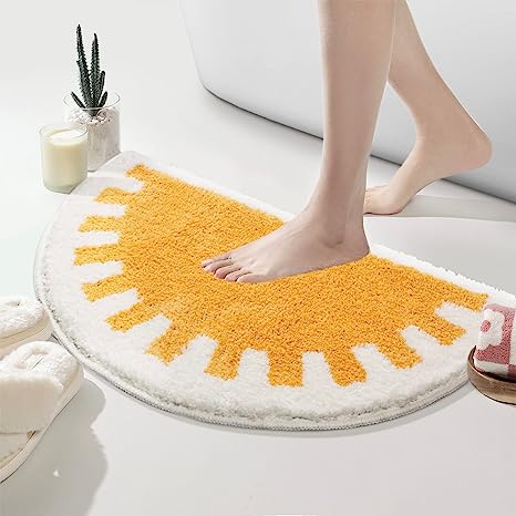 Feblilac Sun Rise and Shine Cute Bathroom Mat