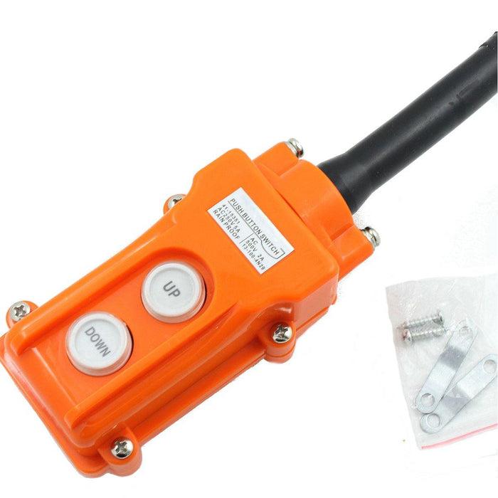 Crane Pendant Control Hoist Push Button Switch Station Up-Down Rainproof Button