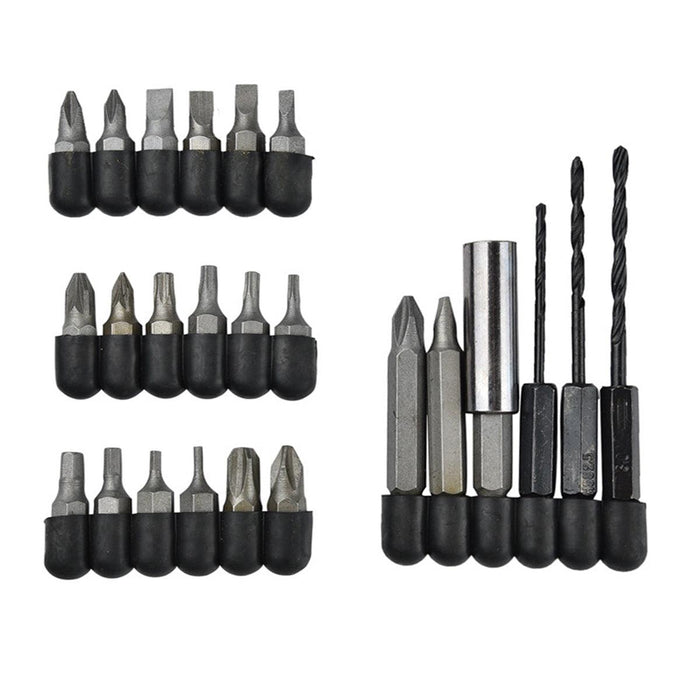 24 PCS 4.8 V Electric Screwdriver Rechargeable Battery Cordless Screw Driver Drill Bits Set