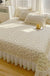 Cotton Lace Embroidery Quilted Bed Cover Series Three-piece Set