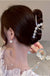 Crystal Pearl Flower Hairpin - Okeihouse