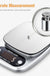 Digital Kitchen Food Diet Scale, Multifunction Weight Balance 22lbs 1g Kitchen Scale Stainless Steel Weighing Scale For Food Diet Postal Balance Measuring